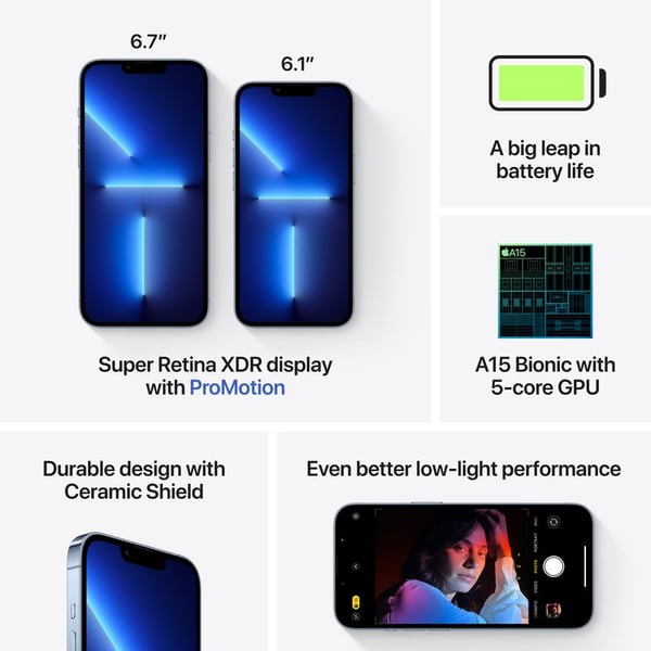 iPhone 13 Pro Max 1TB Sierra Blue (FaceTime - International Specs)