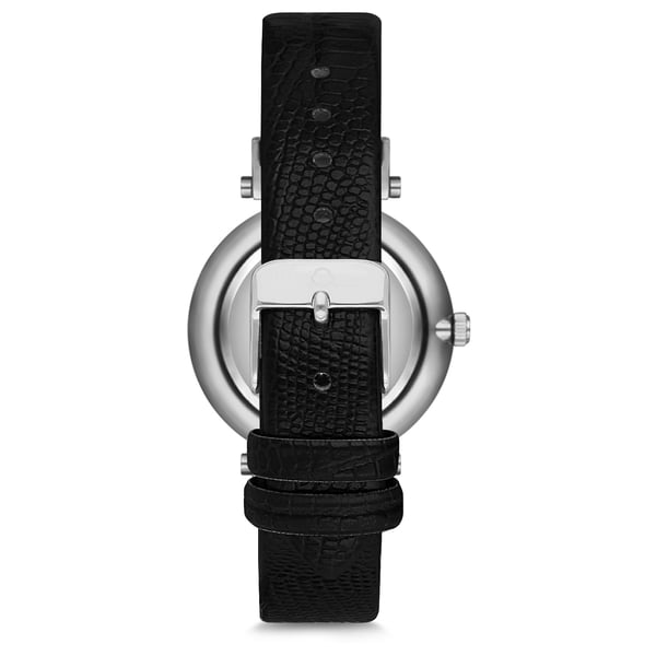 Omax Sunset Series Black Leather Analog Watch For Women SU003P62I Omax Sunset Series Black Leather Analog Watch For Women SU003P62I