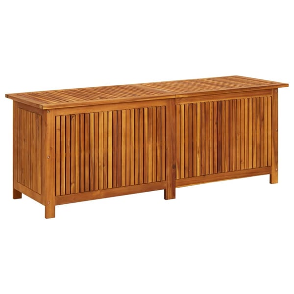 Vidaxl Garden Storage Box 150x50x58 Cm Solid Acacia Wood