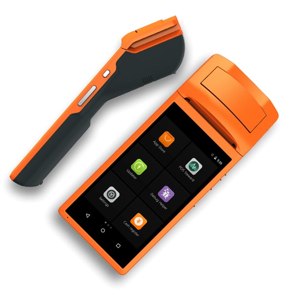 Pegasus PPT-8525 Handheld Mobile Smart POS Terminal-Orange-New Pegasus PPT-8525 Handheld Mobile Smart POS Terminal-Orange-New