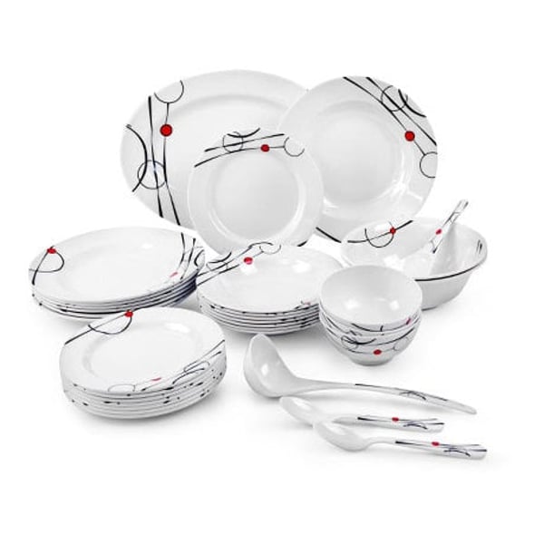 Royalford RF6718 Melamine Dinner Set 45 Pcs
