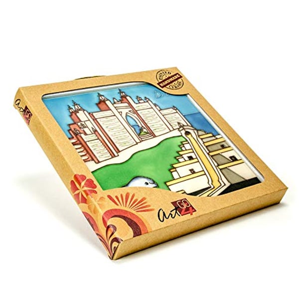 New Art4go Dubai Souvenir Uae Heritage Handmade Painted Ceramic, Atlantis Art Gift Item