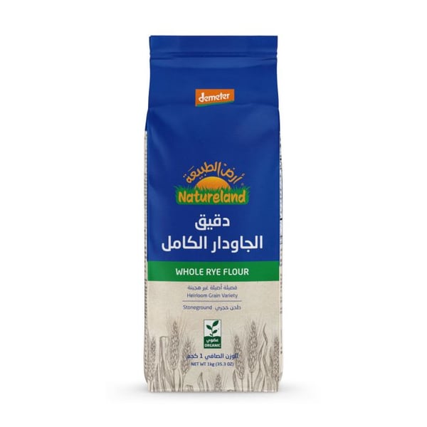 Natureland Whole Rye Flour 1kg