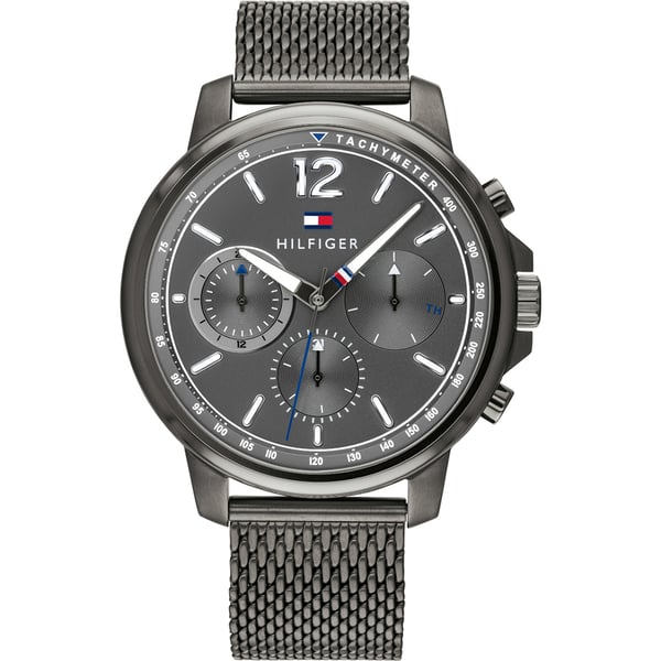 Tommy Hilfiger Landon Grey Mesh Watch For Men 1791530 Tommy Hilfiger Landon Grey Mesh Watch For Men 1791530