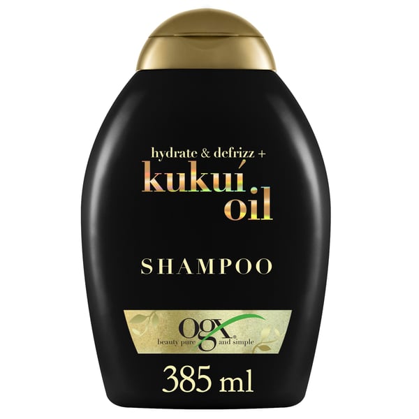 OGX Shampoo Hydrate & Defrizz + Kukuí Oil 385ml OGX Shampoo Hydrate & Defrizz + Kukuí Oil 385ml