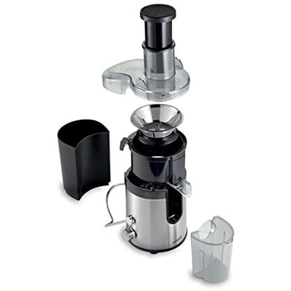Kenwood Juicer 300W Stainless Steel Juice Extractor with 65mm Wide Feed Tube, 2 Speed, JEM01.000BK