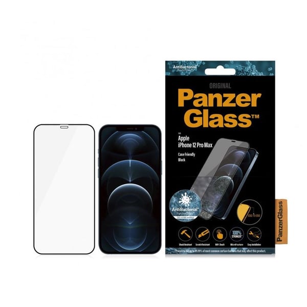 Panzerglass ETE Screen Protector Black iPhone 12 Pro Max Panzerglass ETE Screen Protector Black iPhone 12 Pro Max