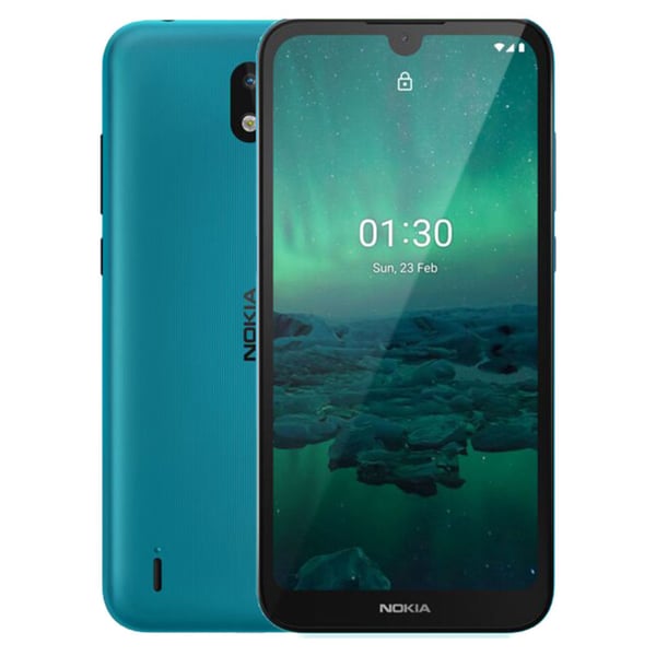 nokia 1 3 16gb cyan dual sim smartphone