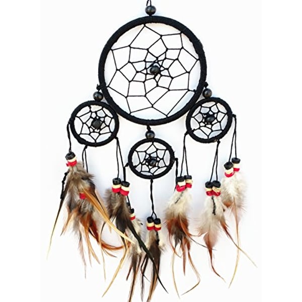 Betterdecor Handmade Traditional Dream Catcher With Feathers Hanging Decor Ornament (Gift Bag)-4Blc Betterdecor Handmade Traditional Dream Catcher With Feathers Hanging Decor Ornament (Gift Bag)-4Blc