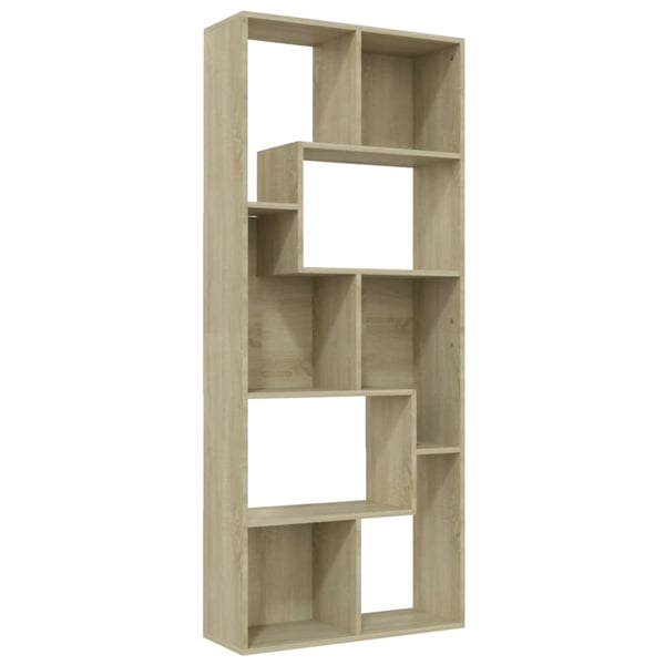 vidaXL Book Cabinet Sonoma Oak 67x24x161 cm Engineered Wood vidaXL Book Cabinet Sonoma Oak 67x24x161 cm Engineered Wood