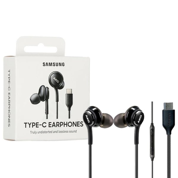 Samsung EO-IC100BBEGAE Type-C Earphones (AKG) - Black (Original)