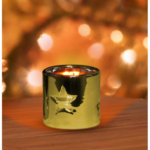 Buy Christmas Magic Candle Holders Gold 5cm 2pcs/pack22153 Online in UAE Sharaf DG