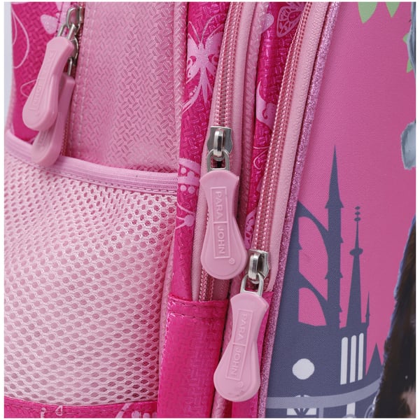 Para John 14inch Graphic Printed School Bag Pink Para John 14inch Graphic Printed School Bag Pink