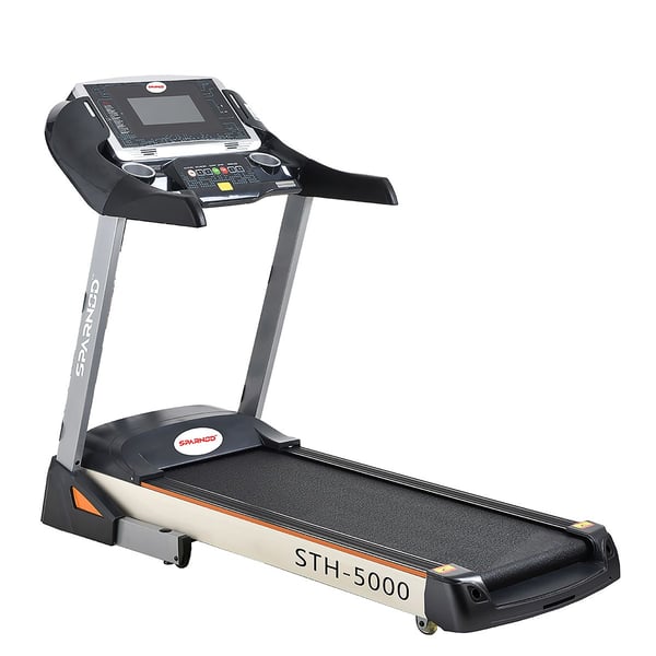Sparnod Fitness Automatic Treadmill – Foldable Motorized Treadmill for Home Use- STH-5000 (5 HP Peak) Sparnod Fitness Automatic Treadmill – Foldable Motorized Treadmill for Home Use- STH-5000 (5 HP Peak)