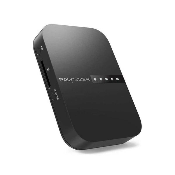 Ravpower Wireless File hub Plus 3-mode Portable Router With 6700mah External Battery Black