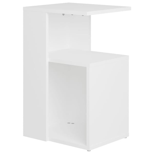Buy Vidaxl Side Table White 36x30x56 Cm Engineered Wood Online in UAE