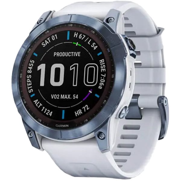 Garmin 010-02541-15 Fenix 7X Sapphire Solar Smart Watch Mineral Blue Garmin 010-02541-15 Fenix 7X Sapphire Solar Smart Watch Mineral Blue