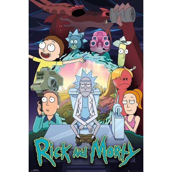 Rick & Morty Season 4 - Poster