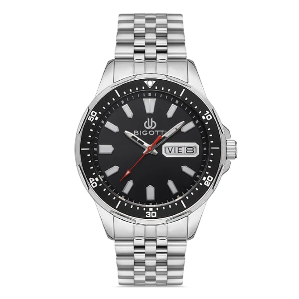 Bigotti Napoli Mens Stainless Steel Strap Watch - Bg.1.10320-1 Bigotti Napoli Mens Stainless Steel Strap Watch - Bg.1.10320-1