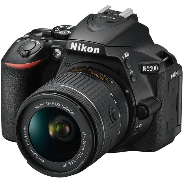 Nikon D5600 Digital SLR Camera And 18-55 Mm VR DX AF-P Lens - Black