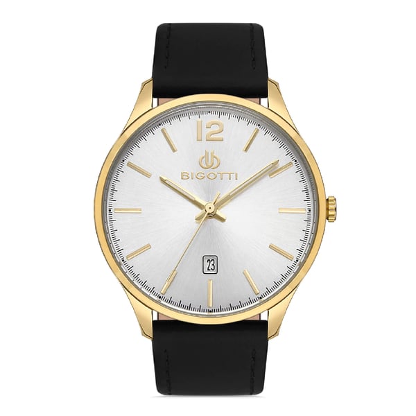 Bigotti Napoli Mens Leather Strap Watch - Bg.1.10308-3 Bigotti Napoli Mens Leather Strap Watch - Bg.1.10308-3
