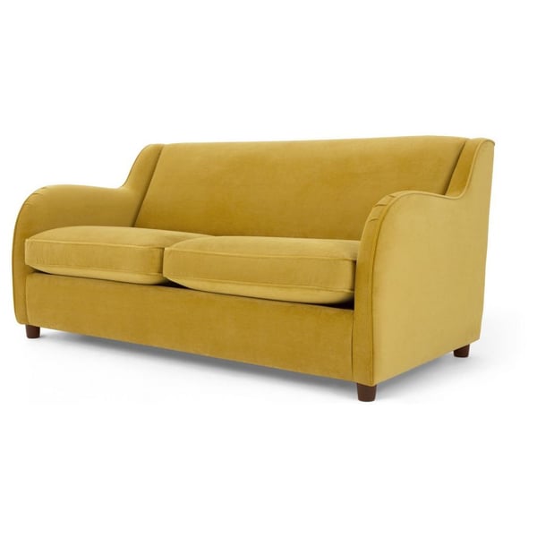 Yellow sofa best sale 2 seater
