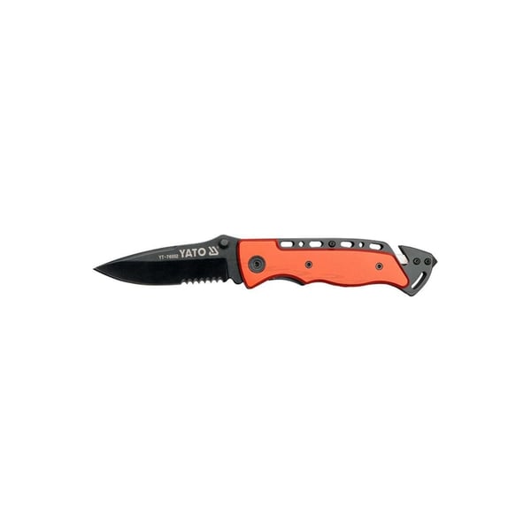 Buy Folding Knife Black SS Blade Yato BrandYT76052 Online in UAE Sharaf DG