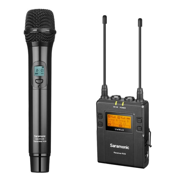 Saramonic UwMic9 Camera-Mount Wireless Cardioid Handheld Microphone System (514 to 596 MHz)