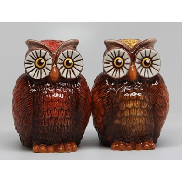 Pacific Trading Attractives Salt And Pepper Shaker - Owls Pacific Trading Attractives Salt And Pepper Shaker - Owls