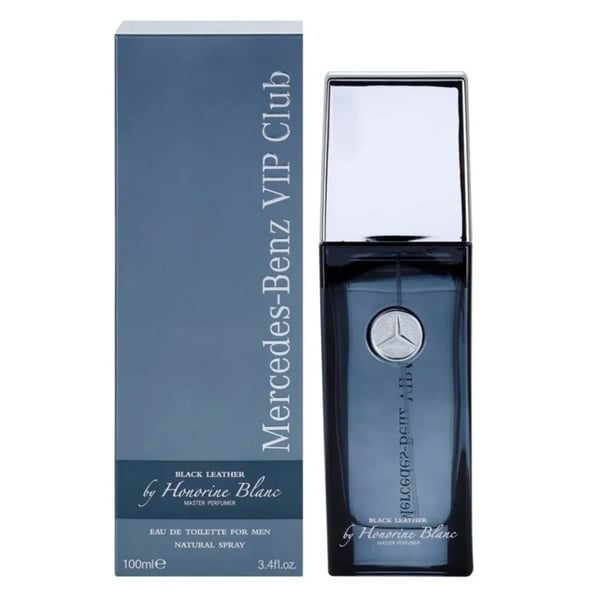 Mercedes Benz VIP Club Black Leather Perfume For Men 100ml Eau de Toilette