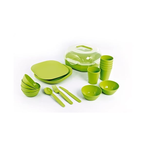 Premium Picnic Set With Bowl (6 Person & 38 Pcs) Premium Picnic Set With Bowl (6 Person & 38 Pcs)