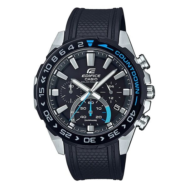 Casio EFS-S550PB-1AV Edifice Black Resin Analog Watch Men Casio EFS-S550PB-1AV Edifice Black Resin Analog Watch Men
