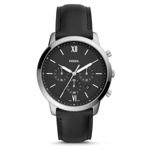 Fossil FS5452 Neutra Chronograph Black Leather Watch Fossil FS5452 Neutra Chronograph Black Leather Watch