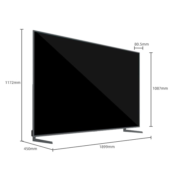 CHiQ U85QF8T HD QLED Smart Television 85inch Black