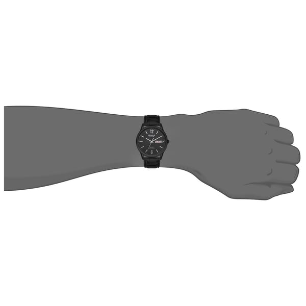 Omax Classic Series Black Leather Analog Watch For Men JD01M22I Omax Classic Series Black Leather Analog Watch For Men JD01M22I