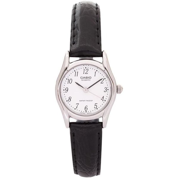 Casio Black Leather Women Watch LTP-1094E-7BRDF Casio Black Leather Women Watch LTP-1094E-7BRDF