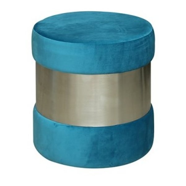 Pan Emirates Branco Ottoman Light Blue