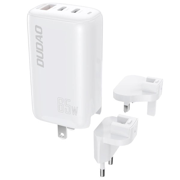 Dudao 3 Port Wall Charger White