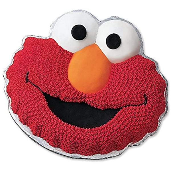 Wilton Elmo Face Cake Pan Mold (2105-3401, 2002) Sesame Street Muppets By Jim Henson Retired