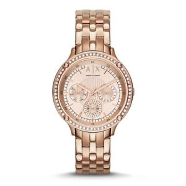 Armani Exchange Active Rose Gold Stainless Steel Women Watch AX5406 Online Shopping on Armani Exchange Active Rose Gold Stainless Steel Women Watch AX5406 in Muscat Sohar Duqum Salalah Sur in Oman