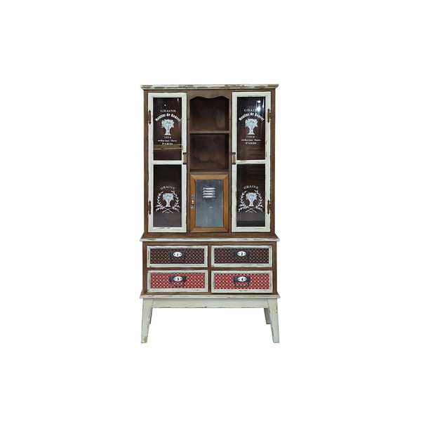Pan Emirates Lakewood Storage Cabinet 4 Drawer + 3 Door