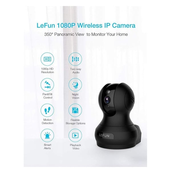Lefun FI-362B Smart IP Camera 1MP Black Lefun FI-362B Smart IP Camera 1MP Black