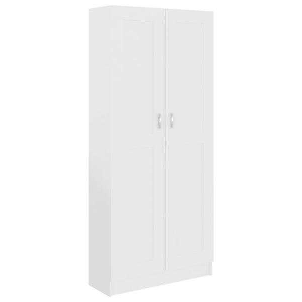 vidaXL Book Cabinet White 82.5x30.5x185.5 cm Engineered Wood vidaXL Book Cabinet White 82.5x30.5x185.5 cm Engineered Wood