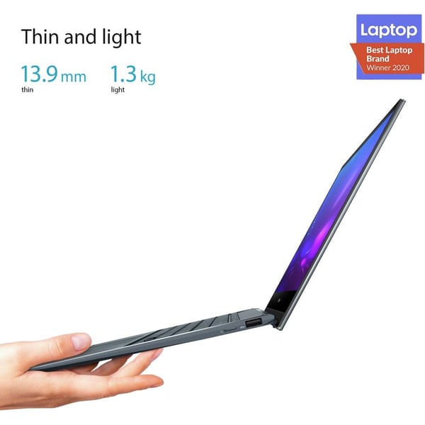 Asus ZenBook Flip 13 2 in 1 UX363JA-EM176T Laptop – Core i5 1.1GHz 8GB 512GB Shared Win10Home 13.3inch FHD Pine Grey English/Arabic Keyboard Asus ZenBook Flip 13 2 in 1 UX363JA-EM176T Laptop – Core i5 1.1GHz 8GB 512GB Shared Win10Home 13.3inch FHD Pine Grey English/Arabic Keyboard