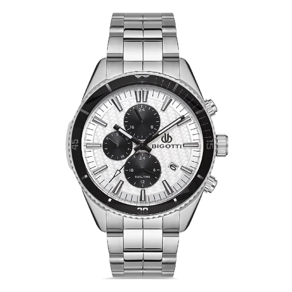 Bigotti Milano Mens Stainless Steel Strap Watch - Bg.1.10337-1 Bigotti Milano Mens Stainless Steel Strap Watch - Bg.1.10337-1
