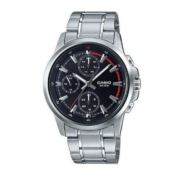 Casio Silver Stainless Steel Men Watch MTP-E317D-1AVDF