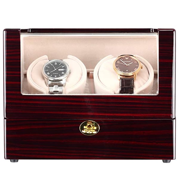 Buy CHIYODA CYDSWI22 Automatic Double Winder Handmade Wooden Watch Box