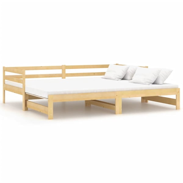 Vidaxl Pull-out Day Bed Solid Pinewood 2x Vidaxl Pull-out Day Bed Solid Pinewood 2x