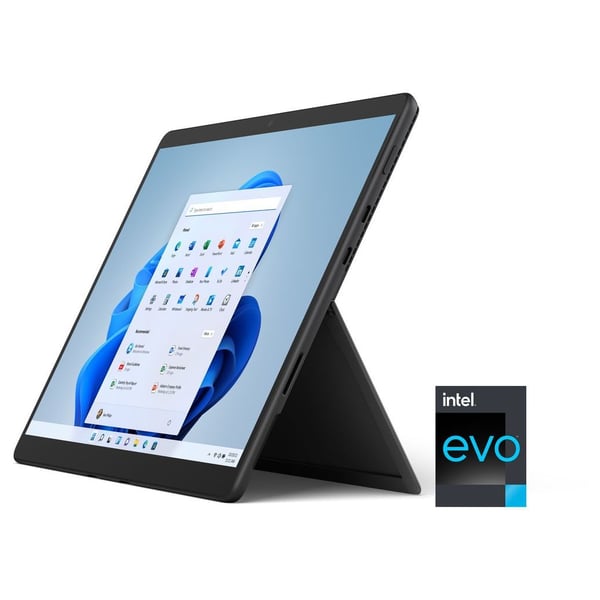 Microsoft Surface Pro 8 8PQ-00023 2 in 1 Laptop - Core i5 2.4GHz 8GB 256GB Shared Win11Home 13inch PixelSense Flow Graphite Microsoft Surface Pro 8 8PQ-00023 2 in 1 Laptop - Core i5 2.4GHz 8GB 256GB Shared Win11Home 13inch PixelSense Flow Graphite