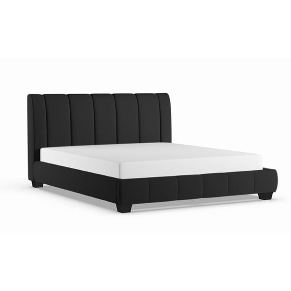 Buy Asghar Furniture Colson Fabric Bed Black, Super King Without